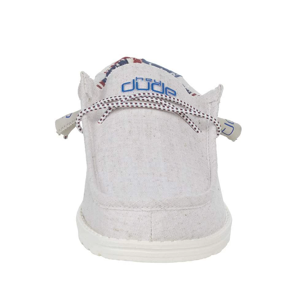 Heydude Men's Wally Off White Patriotic 2 Heydude Men's Wally Off White Patriotic - Image 2