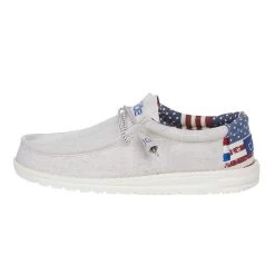 Heydude Men's Wally Off White Patriotic 7 Heydude Men's Wally Off White Patriotic -Heydude 110060184 3