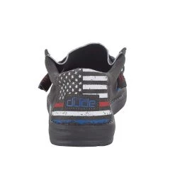 Heydude Men`s Hey Dude Black Wally Grim -Heydude 110064710 4