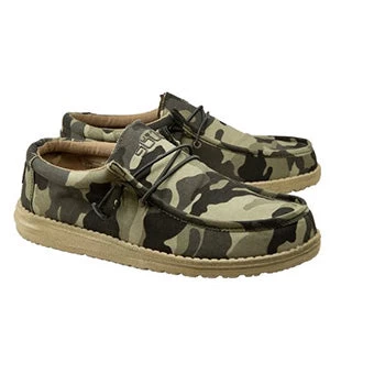 Heydude Hey Dude Men's Wally Canvas Camo Shoe 2 Heydude Hey Dude Men's Wally Canvas Camo Shoe - Image 2