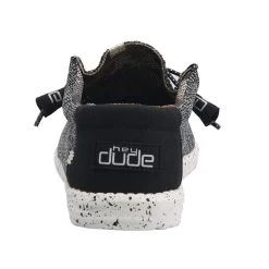 Heydude Men's Hey Dude Wally Sox Black And White Casual Shoe -Heydude 110354912 4