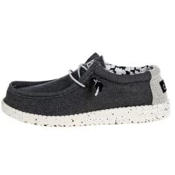 Heydude Mens Hey Dude Wally Stretch Opal Black 7 Heydude Mens Hey Dude Wally Stretch Opal Black -Heydude 110384724 03