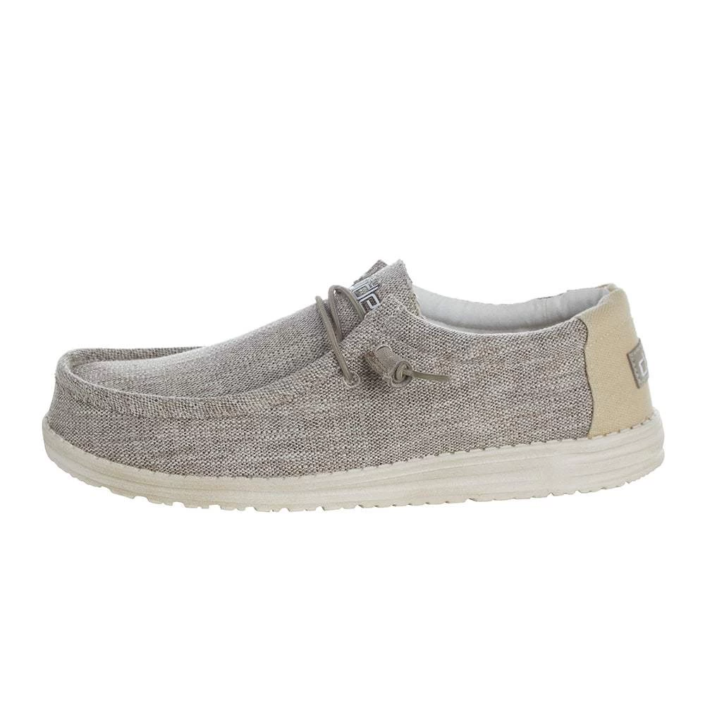 Heydude Men`s Hey Dude Wally Woven Beige Casual Shoe 3 Heydude Men`s Hey Dude Wally Woven Beige Casual Shoe - Image 3