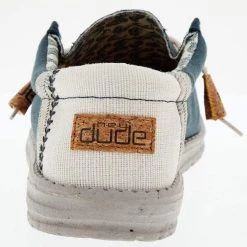 Heydude Men's Hey Dude Wally Line Natural Teal -Heydude 110798357 04