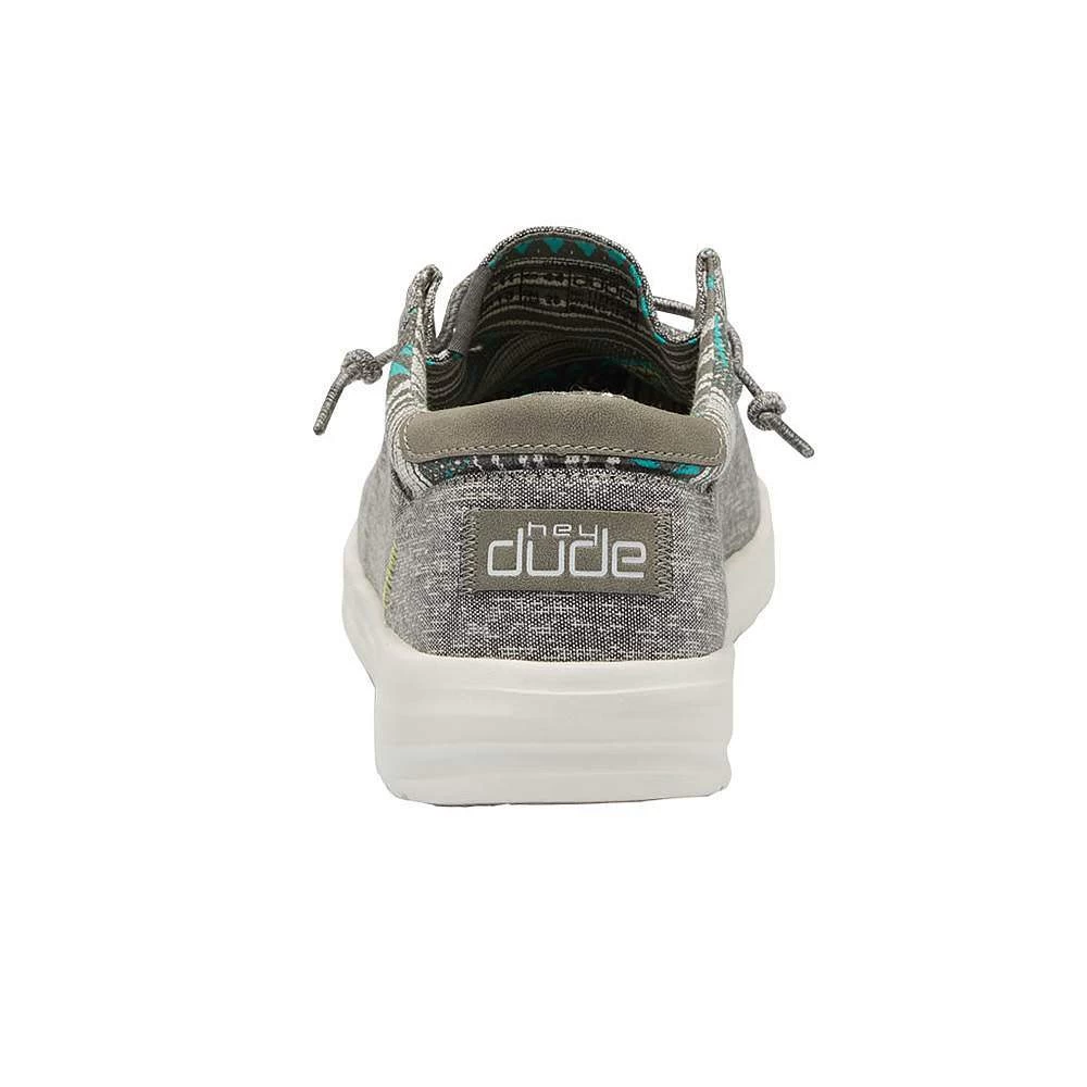 Heydude Men`s Hey Dude Paul Chambray Grey Casual Shoe 4 Heydude Men`s Hey Dude Paul Chambray Grey Casual Shoe - Image 4