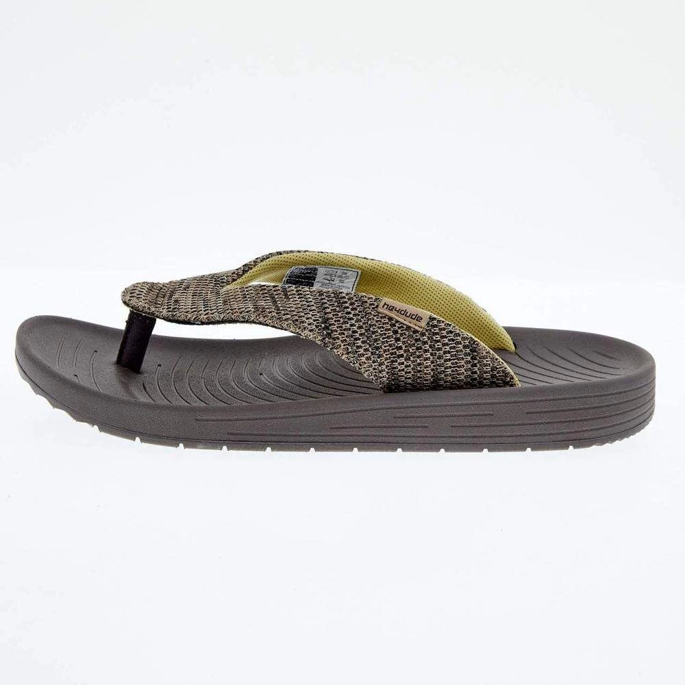 Heydude Men's Hey Dude Milo Brown Flip Flop 3 Heydude Men's Hey Dude Milo Brown Flip Flop - Image 3
