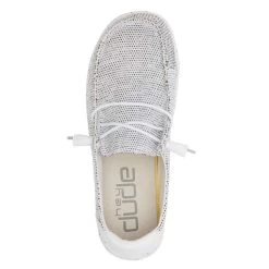 Heydude Women's Hey Dude Wendy Sox Stone White Casual Slip-On -Heydude 121410705 5