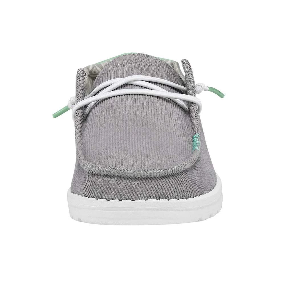 Heydude Women's Hey Dude Wendy Glacier Grey Corduroy Casual 2 Heydude Women's Hey Dude Wendy Glacier Grey Corduroy Casual - Image 2