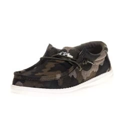 Heydude Youth Hey Dude Wally Linen Camo Casual