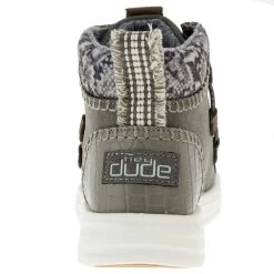 Heydude Women`s Hey Dude Eloise Recycled Leather Granite Casual -Heydude 121893390 04