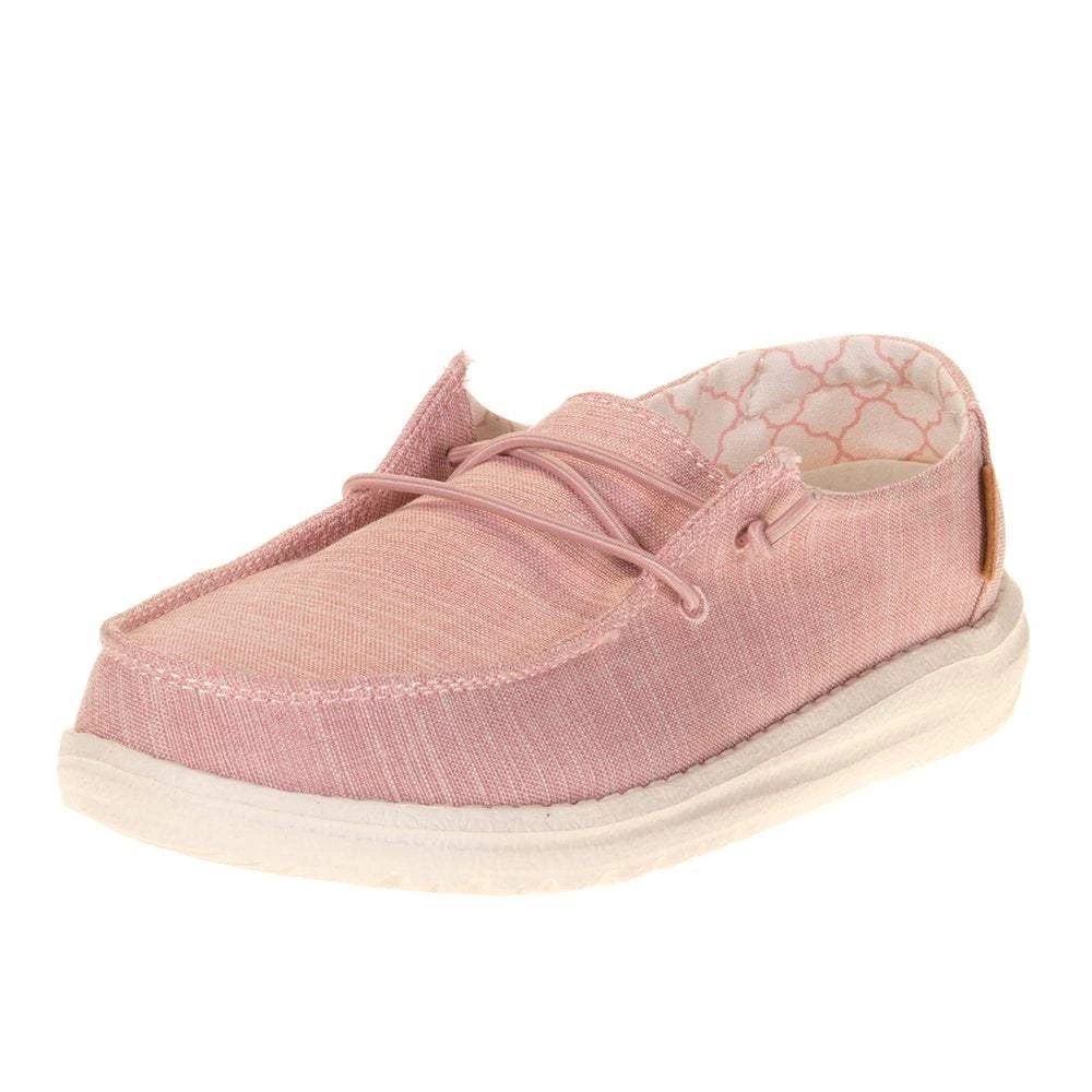 Heydude Youth Hey Dude Wendy Linen Cotton Candy Casual Shoe 1 Heydude Youth Hey Dude Wendy Linen Cotton Candy Casual Shoe