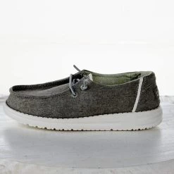 Heydude Hey Dude Youth Wendy Chambray Braid Grey -Heydude 130123327 03