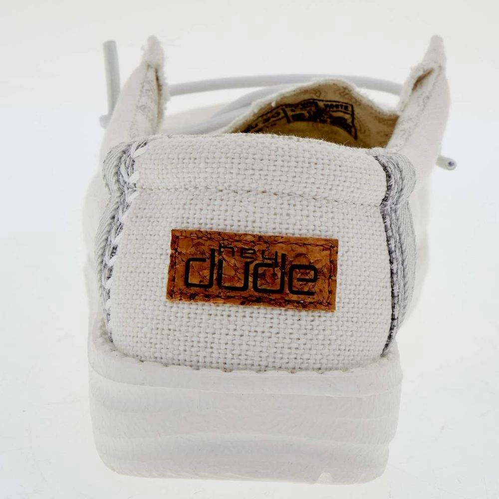HeydudeHey Dude Youth Wally Natural White 4 HeydudeHey Dude Youth Wally Natural White - Image 4