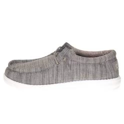 Heydude Youth Hey Dude Walley Linen Stone Casual Shoe -Heydude 130130704 2