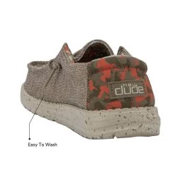 Heydude Youth Hey Dude Sox Tan Casual -Heydude 130131734 05