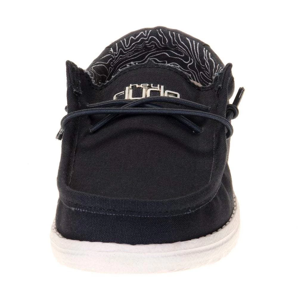 Heydude Youth Hey Dude Wally Navy Casual Shoe 2 Heydude Youth Hey Dude Wally Navy Casual Shoe - Image 2