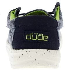 Heydude Kids Hey Dude Wally Stretch Navy Speckle -Heydude 130132778 04