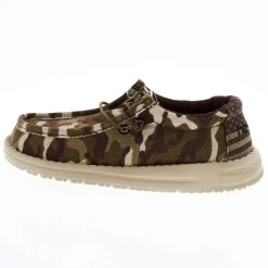 Heydude Kids Hey Dude Wally Camo Flag Casual -Heydude 130137037 03