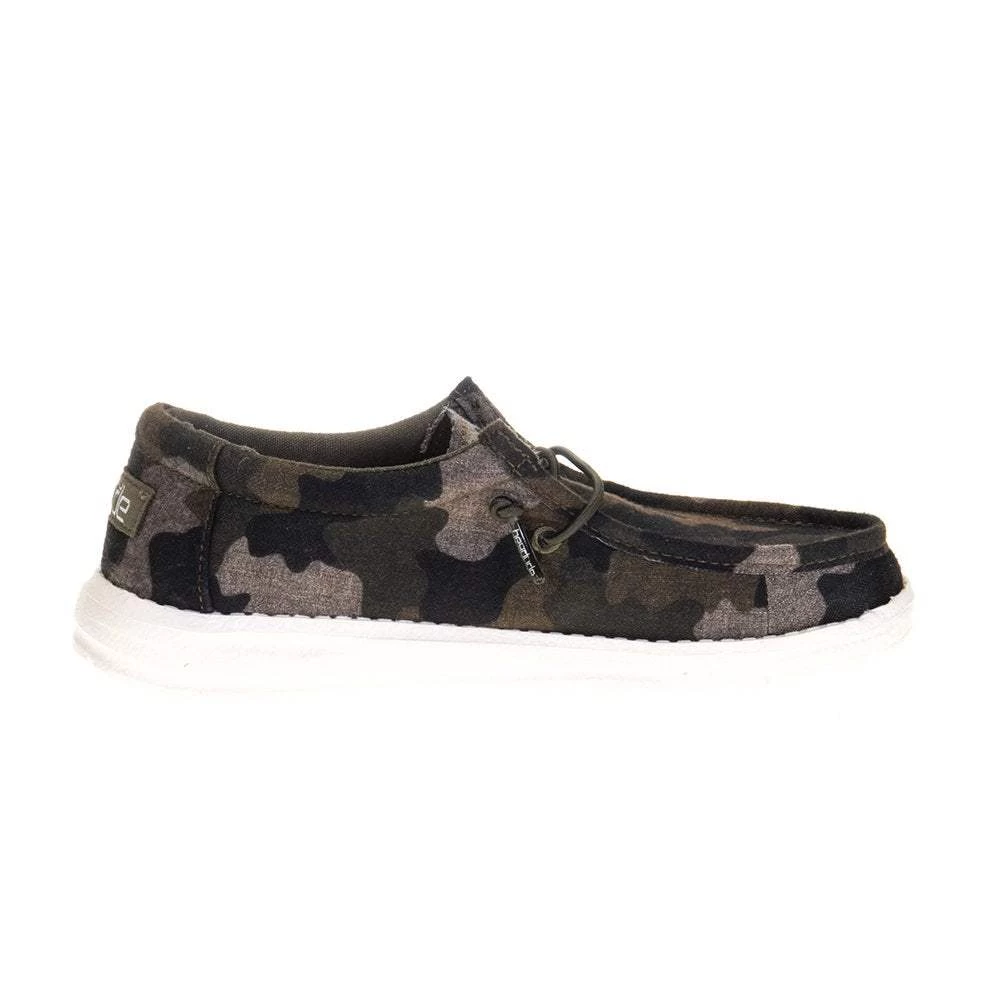 Heydude Youth Hey Dude Wally Linen Camo Casual 5 Heydude Youth Hey Dude Wally Linen Camo Casual - Image 5