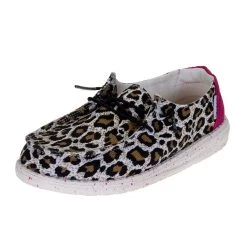 Heydude Youth Hey Dude Cheetah Wendy Casual Shoe