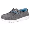 Heydude Youth Hey Dude Wally Sox Sharkskin Casual Shoes