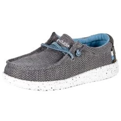Heydude Youth Hey Dude Wally Sox Sharkskin Casual Shoes