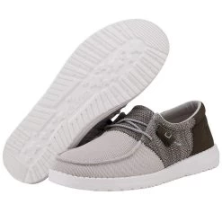 Heydude Women's Hey Dude Wendy Sox Funk Grey Casual Shoes