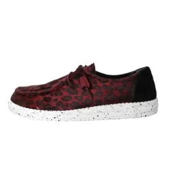 Heydude Women`s Hey Dude Wendy Scarlett Leopard Casual