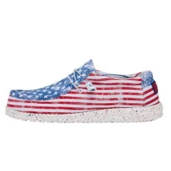 Heydude Mens Hey Dude Wally Stars & Stripes Casual 7 Heydude Mens Hey Dude Wally Stars & Stripes Casual -Heydude 150202699 3