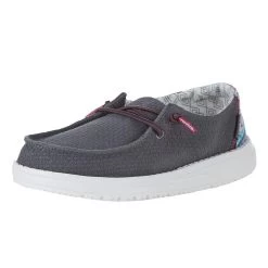 Heydude Youth Hey Dude Wendy Aztec Grey Casual Shoes