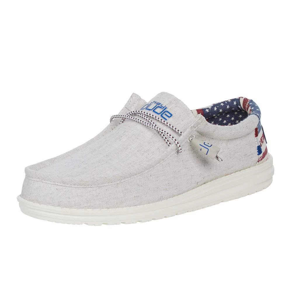 Heydude Men's Wally Off White Patriotic 1 Heydude Men's Wally Off White Patriotic