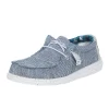 Heydude Men`s Hey Dude Wally Sox Ice Grey Casual Shoe