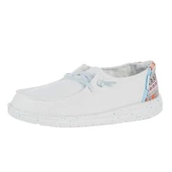 Heydude Kids Hey Dude Wendy White Aztec Casual