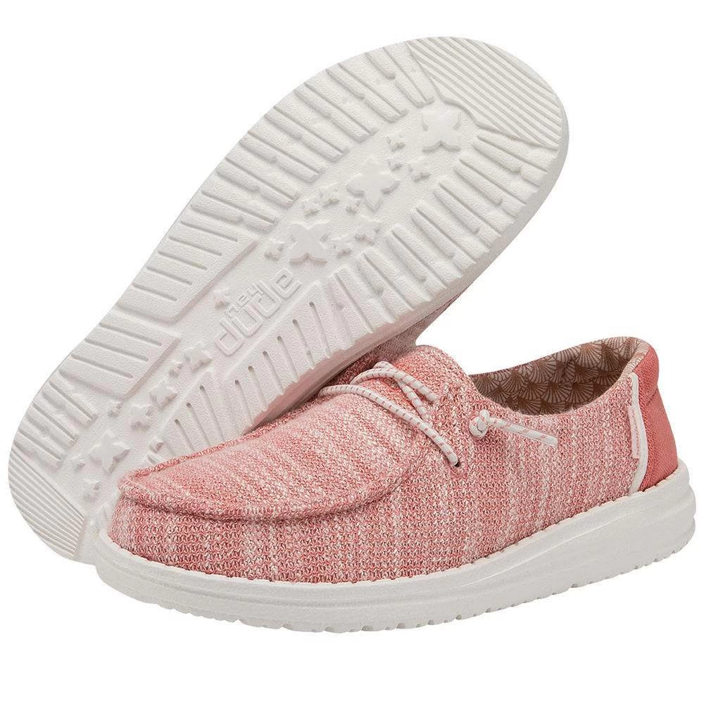 Heydude Youth Hey Dude Stretch Coral Pearl Casual 1 Heydude Youth Hey Dude Stretch Coral Pearl Casual