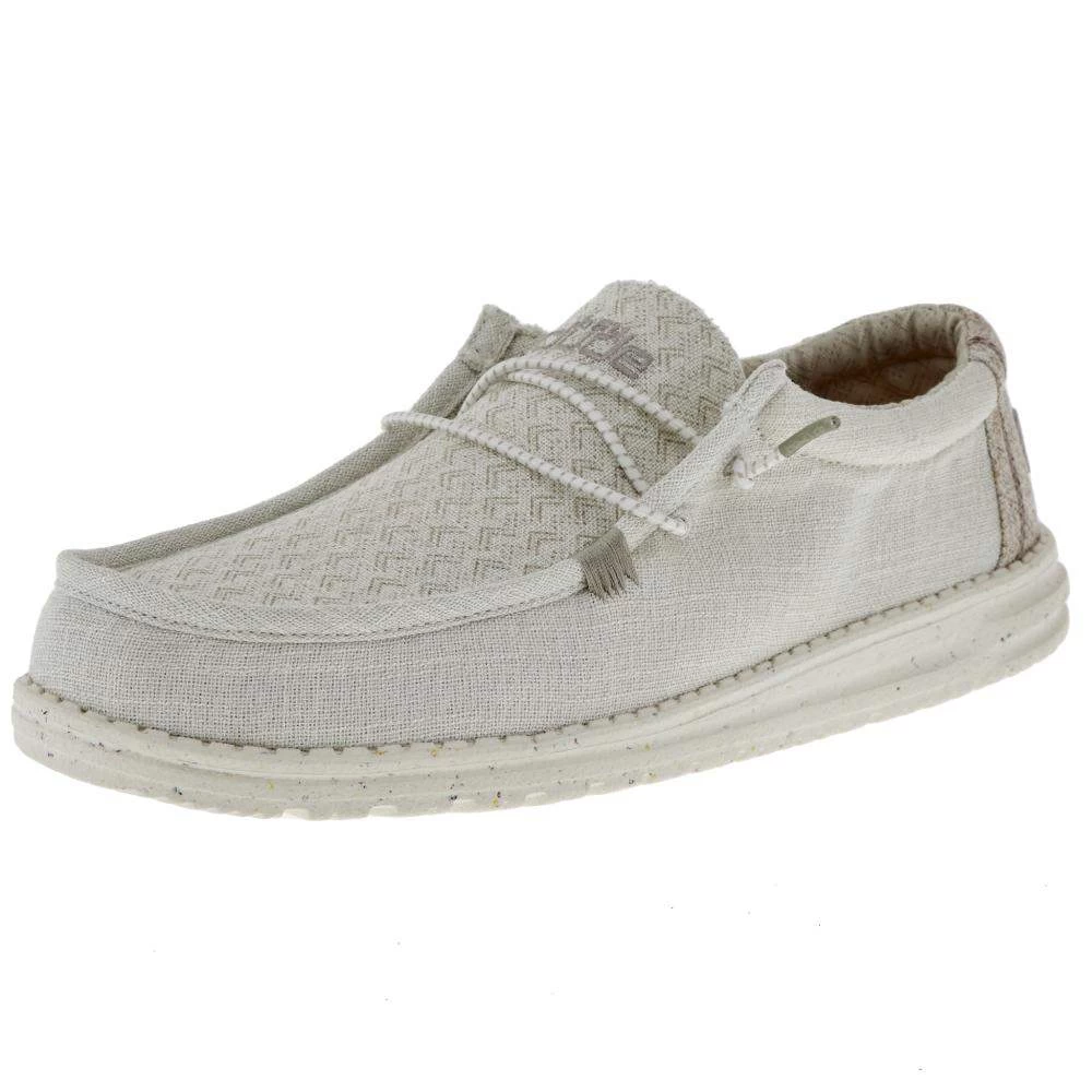 Heydude Men`s Hey Dude Wally Eco- Linen Cottonwood 1 Heydude Men`s Hey Dude Wally Eco- Linen Cottonwood