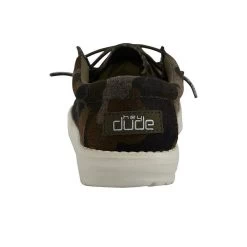 Heydude Toddler Hey Dude Linen Camo Wally Casual Shoe -Heydude 160017030 4