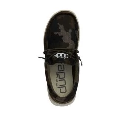 Heydude Toddler Hey Dude Linen Camo Wally Casual Shoe -Heydude 160017030 5
