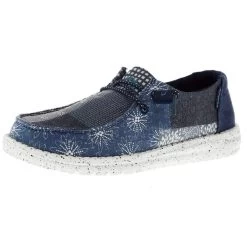Heydude Women`s Hey Dude Wendy Patch Geo Coneflower Navy Casual