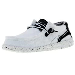 Heydude Men`s Hey Dude Wally Hawk White Black
