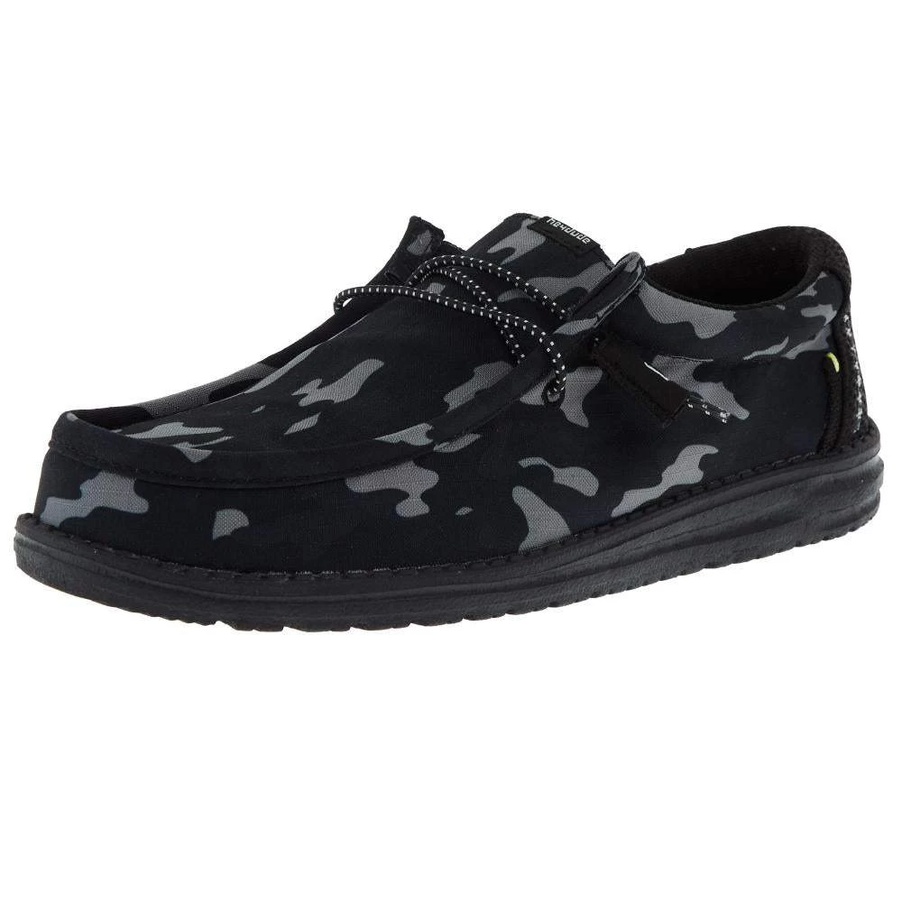 Heydude Men`s Hey Dude Wally Eco Ascend Ripstop Phantom 1 Heydude Men`s Hey Dude Wally Eco Ascend Ripstop Phantom