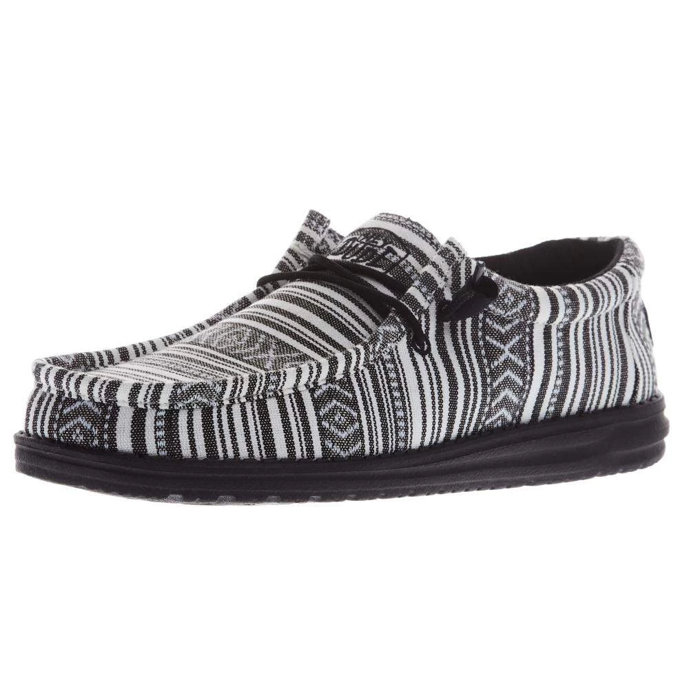 Heydude Men's Hey Dude Wally Serape Black Gravel Casual Shoe 1 Heydude Men's Hey Dude Wally Serape Black Gravel Casual Shoe