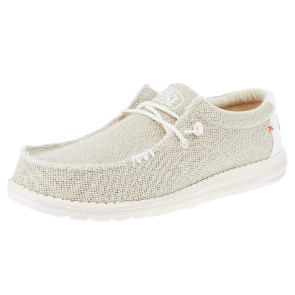 Heydude Men's Hey Dude Wally Braided Off White Casual Shoe 1 Heydude Men's Hey Dude Wally Braided Off White Casual Shoe