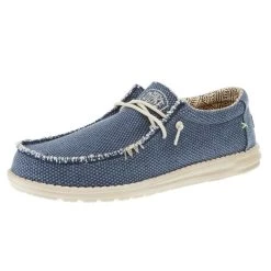 Heydude Men's Hey Dude Wally Braided Blue Night Casual Shoe