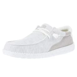 Heydude Men's Hey Dude Wally Stitch Optic White Casual Shoe