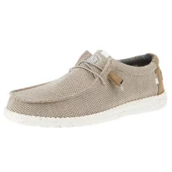 Heydude Men's Hey Dude Wally Sox Stitch Sand Casual