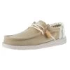 Heydude Men's Hey Dude Wally Linen Natural Mows Casual Shoe