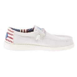 Heydude Men's Hey Dude Wally Patriotic Off White Casual -Heydude 40001 1K1 05