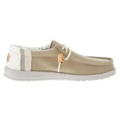 Heydude Men's Hey Dude Wally Linen Natural Mows Casual Shoe -Heydude 400015 3VG 05
