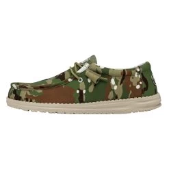 Heydude Hey Dude Men's Wally Ripstop Multi Camo -Heydude 40004 9CQ WALLYCAMOUFLAGE MULTICAMO LEFTSIDE