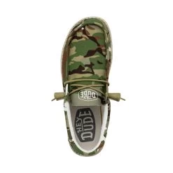 Heydude Hey Dude Men's Wally Ripstop Multi Camo -Heydude 40004 9CQ WALLYCAMOUFLAGE MULTICAMO LEFTTOP